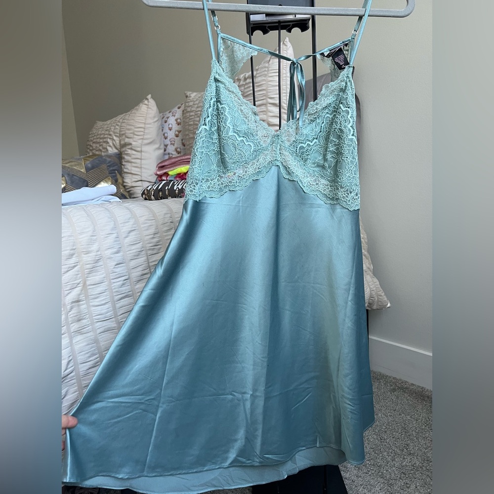 Victoria's Secret Aqua Slip